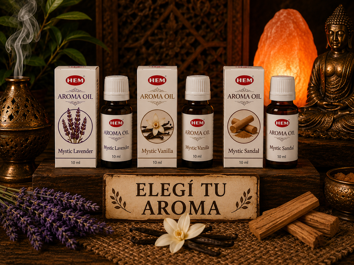 Esencias Aromáticas HEM · India | Frasco x 10 ml